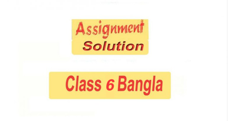 bangla assignment class 6