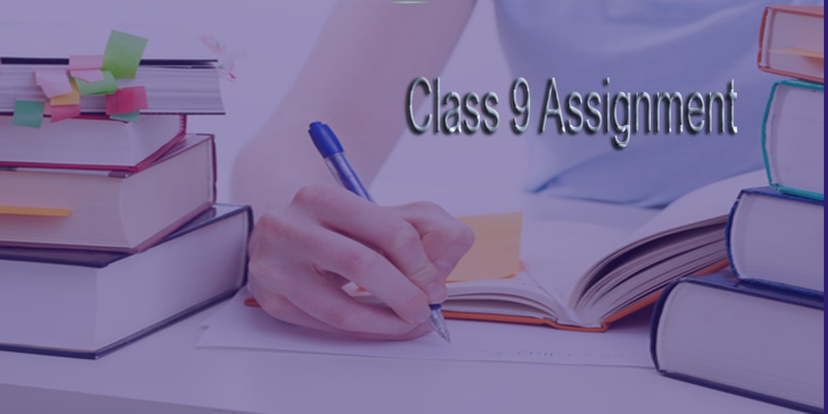 Class 9 Assignment Answer 2021