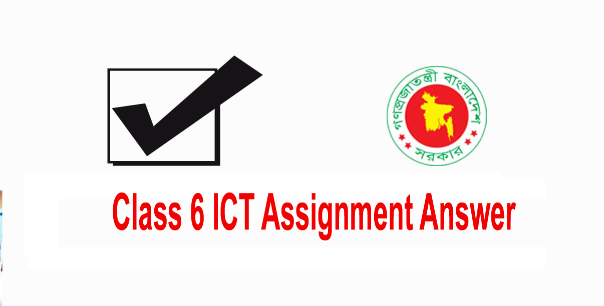 Class 6 ICT Assignment Answer 2021