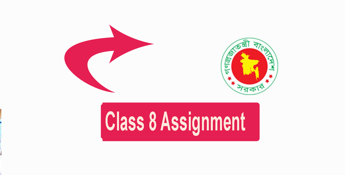 Class 8 Assignment Answer 2021